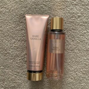 Victoria's Secret Bare Vanilla Lotion and Mist